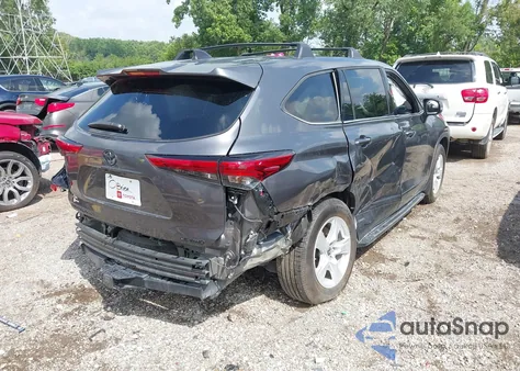 2022 Toyota Highlander L/Le from USA, damaged, VIN 5TDBZRBH0NS571742